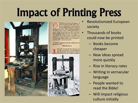 ap test how did the printing press impact the renaissance|renaissance european printing.